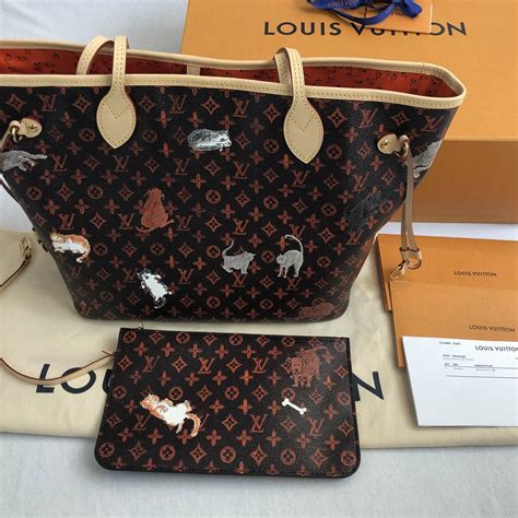 louis vuitton cat neverfull